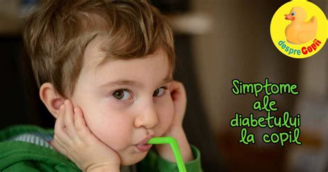 Simptomele diabetului la un copil de 3 ani